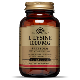 Solgar L-Lysine 1000 mg Tablets 